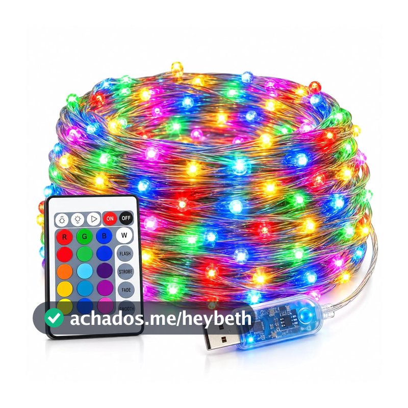 Pisca Pisca Natal Smart 10m 100 LEDs com Bluetooth