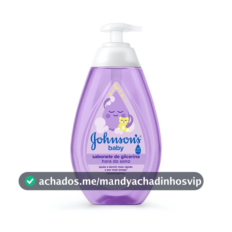 Sabonete Líquido Johnson's Baby Hora do Sono, Lavanda, 400ml