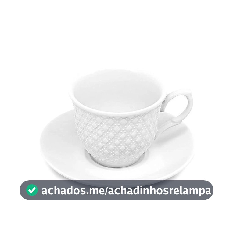 Jogo de Xícara, Café, Porcelana, Wembley, 12 peças, Western