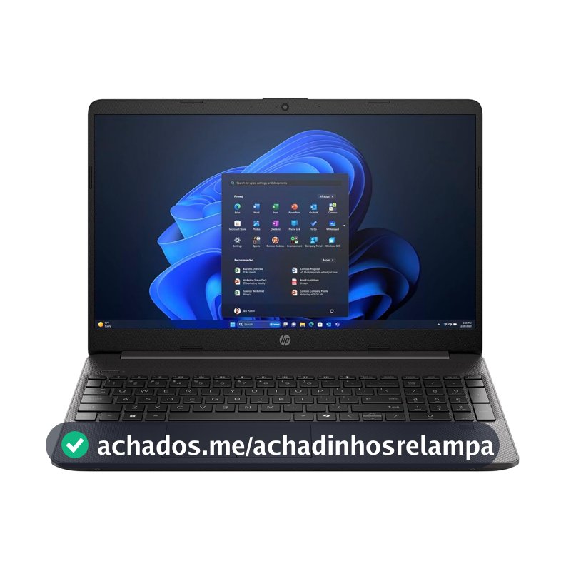 Notebook HP 256R G9 Intel Core i5 13º Geração. Memoria RAM 16GB. SSD 256GB. Tela de 15,6" LCD. Windows 11 - Home SL - Cinza Escuro. Bivolt. (BQ9L2AT#AK4)