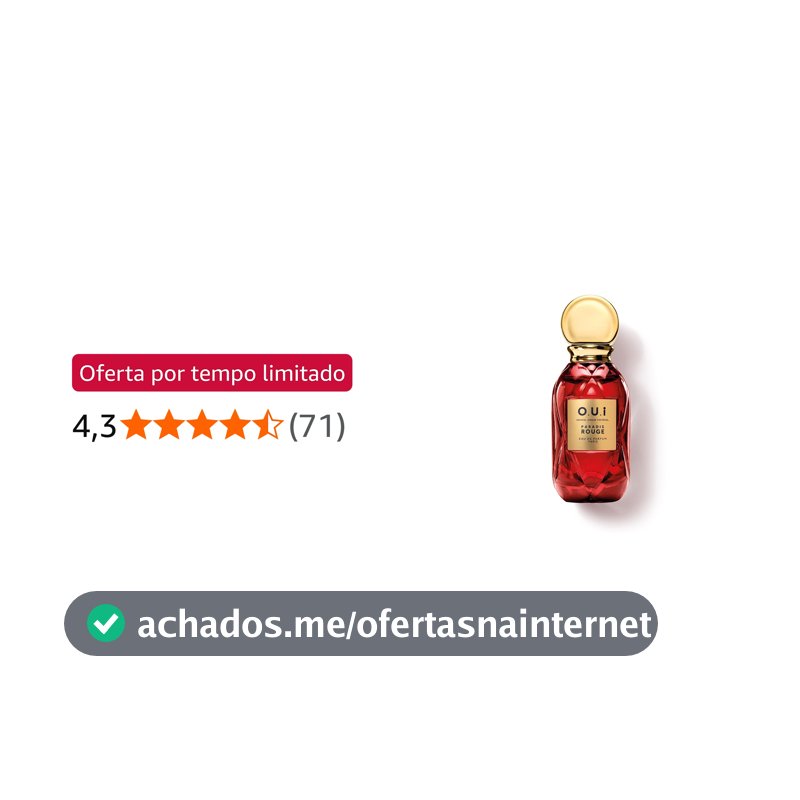 O.U.i Paradis Rouge Eau de Parfum 30ml