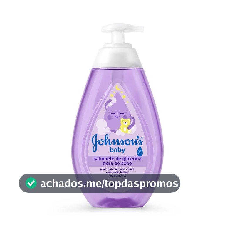 Sabonete Líquido Johnson's Baby Hora do Sono, Lavanda, 400ml