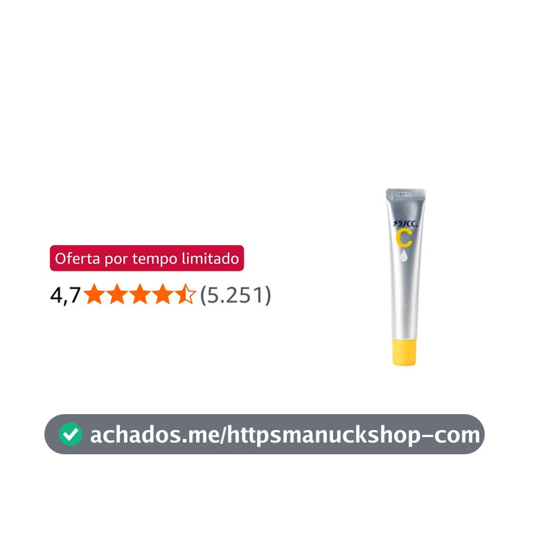 Melano CC® Sérum Essence - Sérum de Vitamina C Pura para Ação Antioxidante Que Clareia A Pele E Controla A Oleosidade 20G