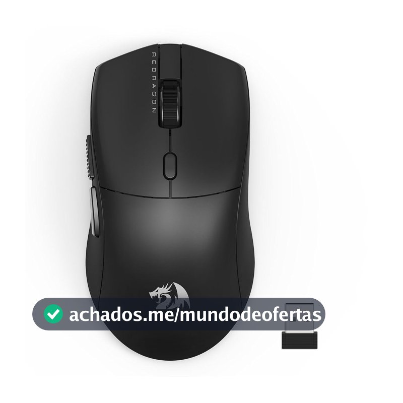 Mouse Gamer Redragon Neva Standard Preto 12000 DPI PAW3311M815-STD