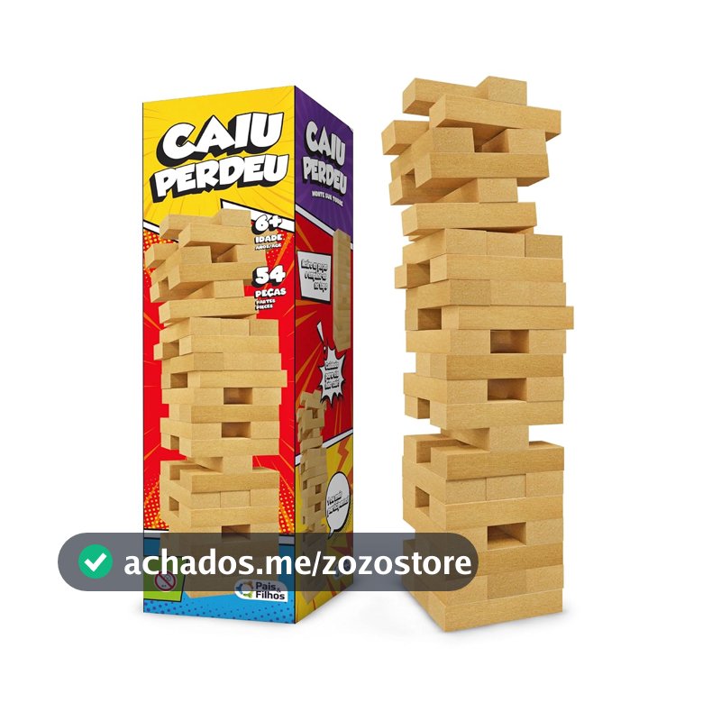 Pais & Filhos - Caiu Perdeu, 54 Pçs, idade mínima recomendada - 6 anos