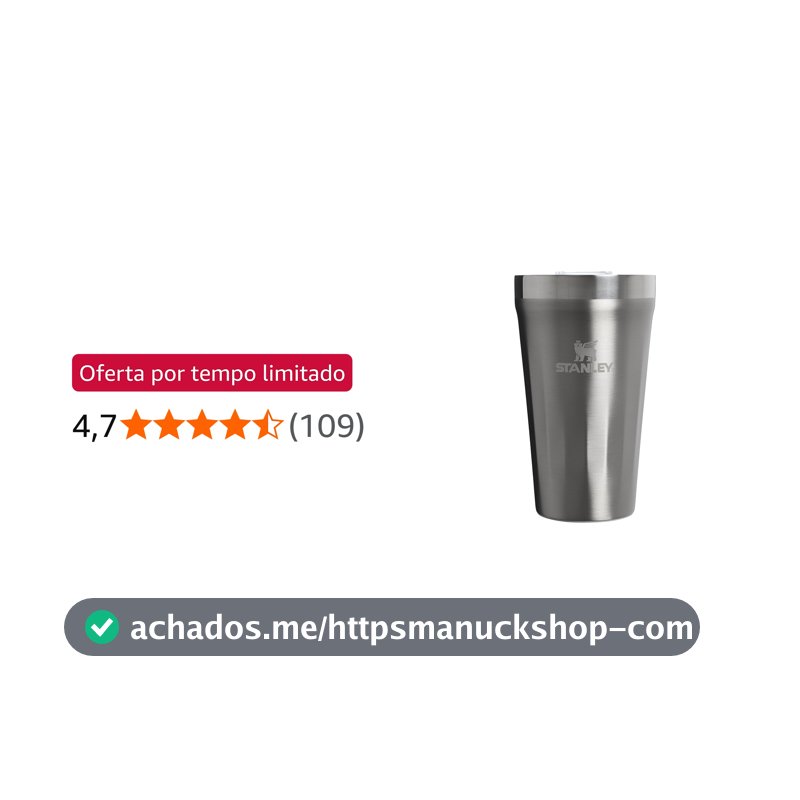 Stanley Copo Texturizado com Tampa Everyday Tumbler Stainless Steel 473ml
