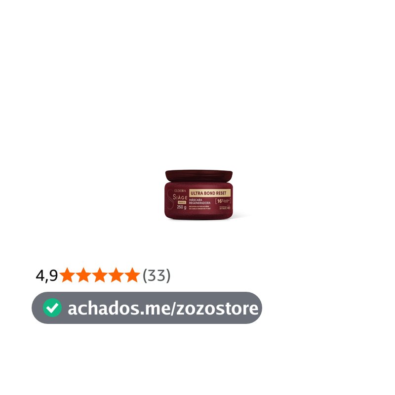 Eudora Siàge Máscara Capilar Bond Reset 250g