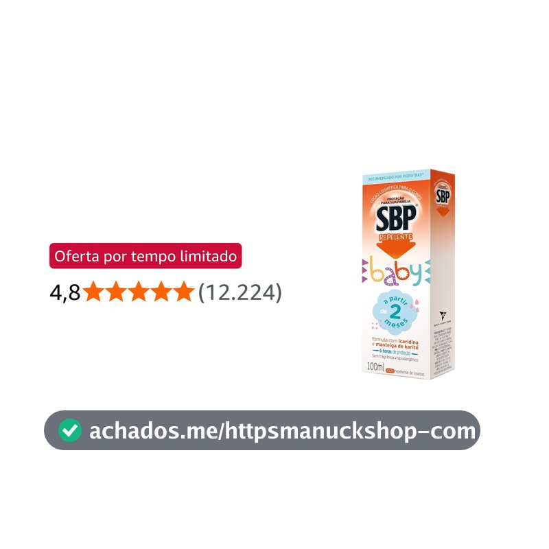 Repelente para Bebê SBP Baby Loção Corporal com Icaridina 100ml