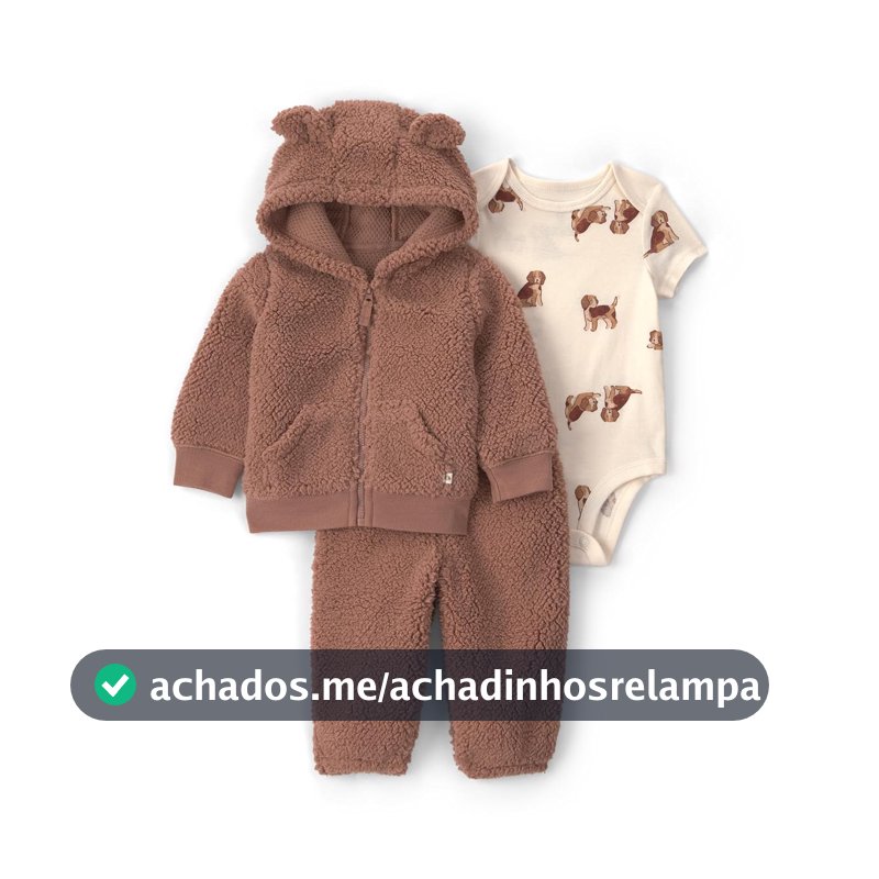 Conjunto de 3 peças de body e calça 3-piece Bodysuit Pant Sets Carter'sMeninos
