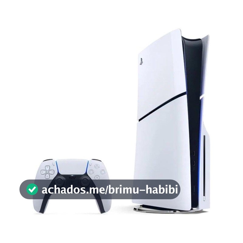 PlayStation 5 Slim Disk 1TB 1 Controle Branco Sony
