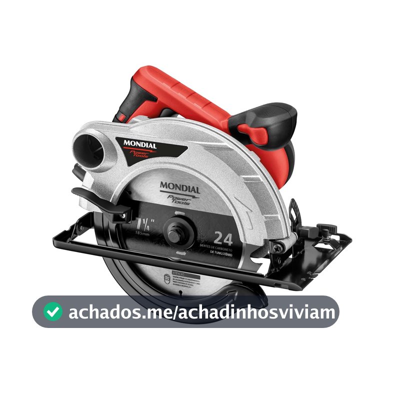 MONDIAL Serra Circular, Vermelho, 1500W, 220V - FSC-04