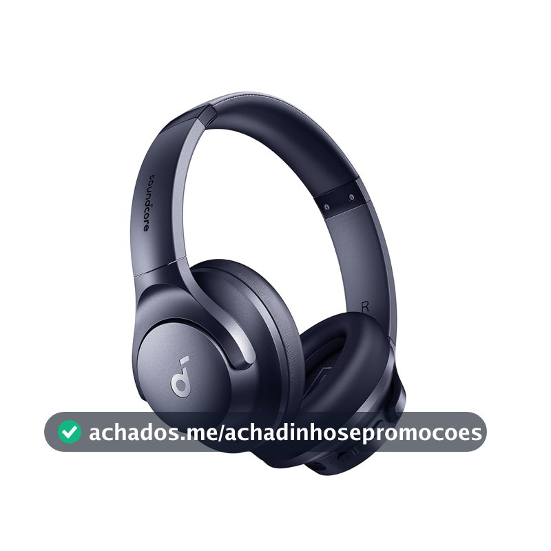 soundcore Q20i da Anker, Fone de Ouvido Bluetooth ANC Híbrido Ativo, 60H