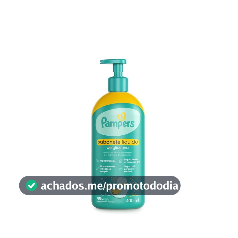 Pampers Sabonete Liquido Glicerina 400ml