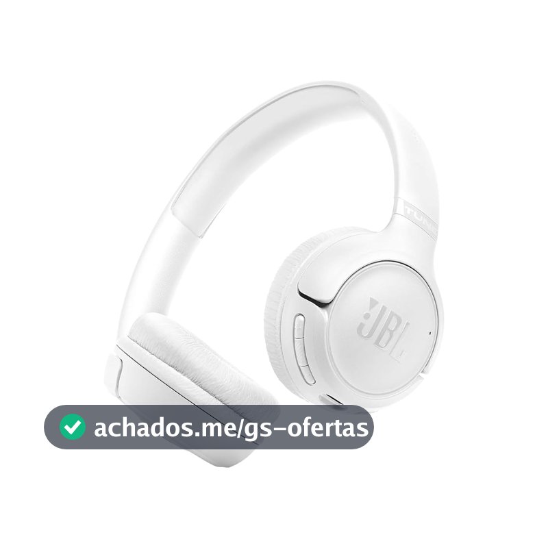 JBL, Fone de Ouvido Bluetooth Over-Ear, Tune 530BT, Sem Fio, Até 76 Horas de Bateria - Branco