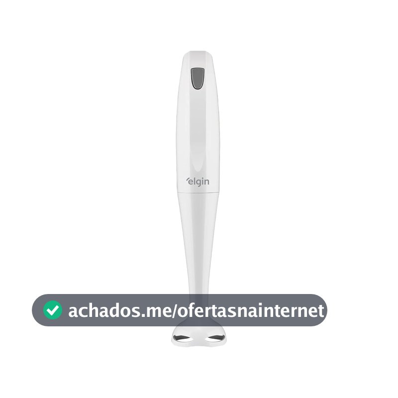 Mixer de Mão 200W Elgin Compacto e Leve, ergonômico e fácil de limpar Branco 110v