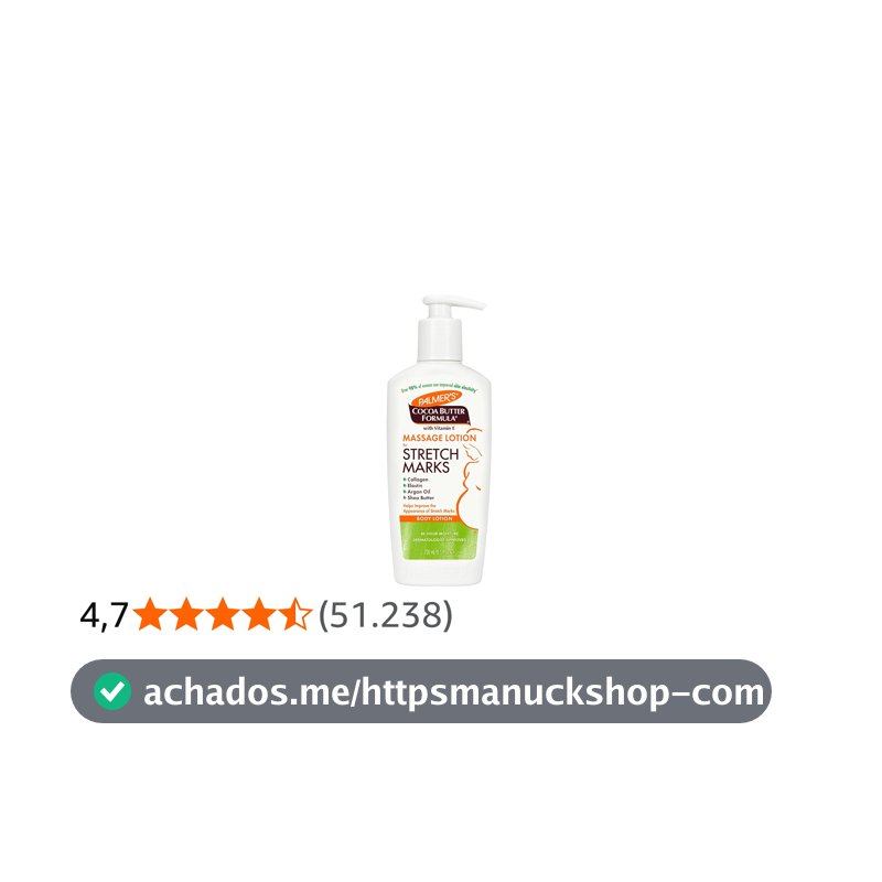 Palmer's Palmers Cocoa Butter Formula Loção De Massagem Para Estrias 250Ml Palmers Cocoa Butter 250Ml