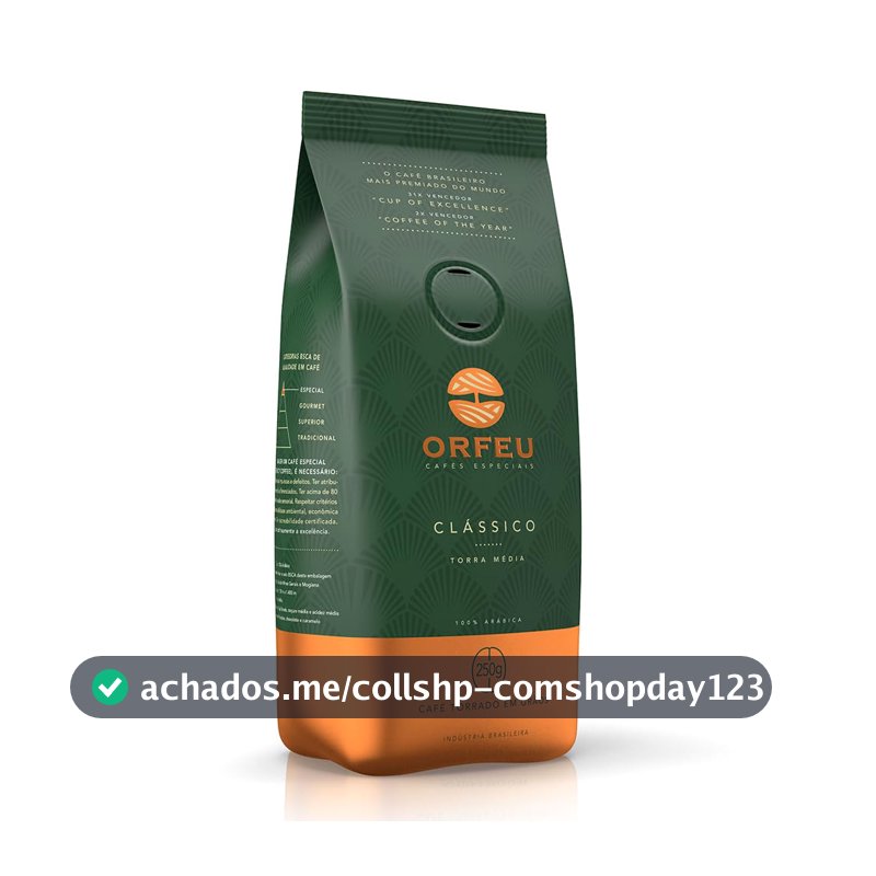 Café Orfeu Clássico em Grãos 250g