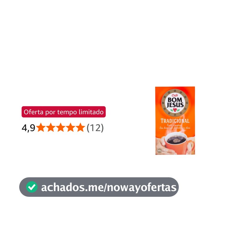CAFÉ TRADICIONAL 500G - BOM JESUS