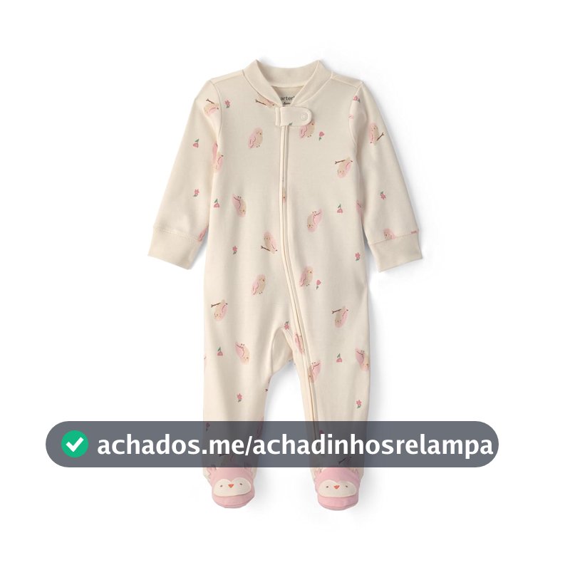 Macacão de dormir para bebês Interlock Sleep and Play Carter'sMeninas