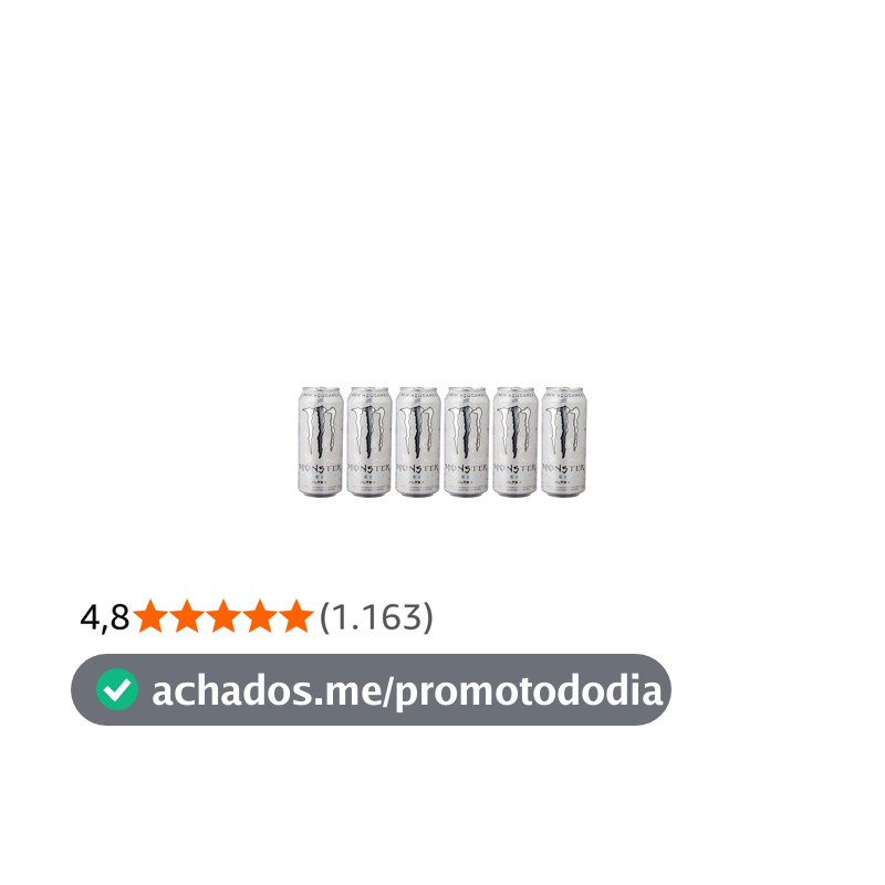 Pack de Monster Ultra 473ml - Unidade 6 unidades