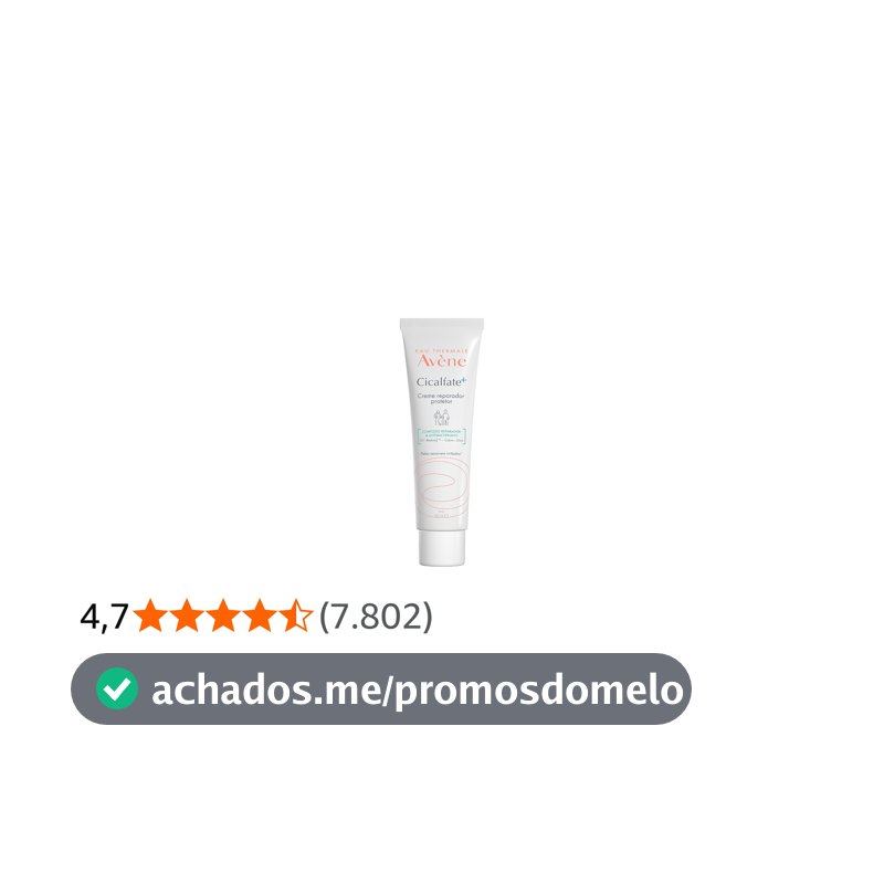 Creme Reparador Facial Avène Cicalfate+, Nutre e Repara Pele Irritada, com Água Termal, Sulfato de Cobre e Zinco, 40ml