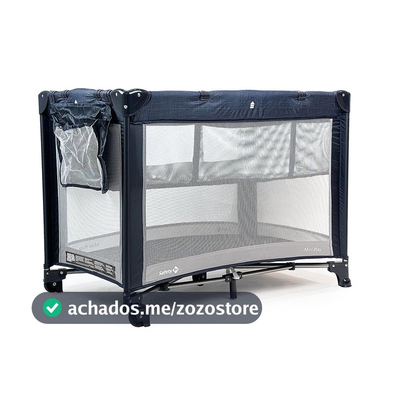 Safety 1st, Berço Mini Play, Net Blue