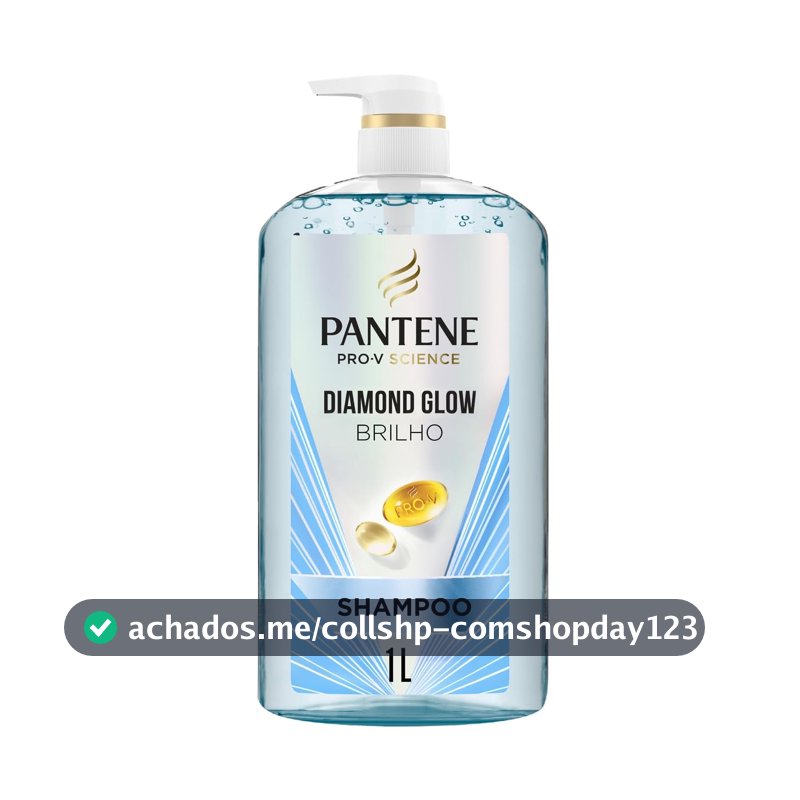 Pantene Pro-V Shampoo Diamond Glow Brilho e Hidratação 1 L