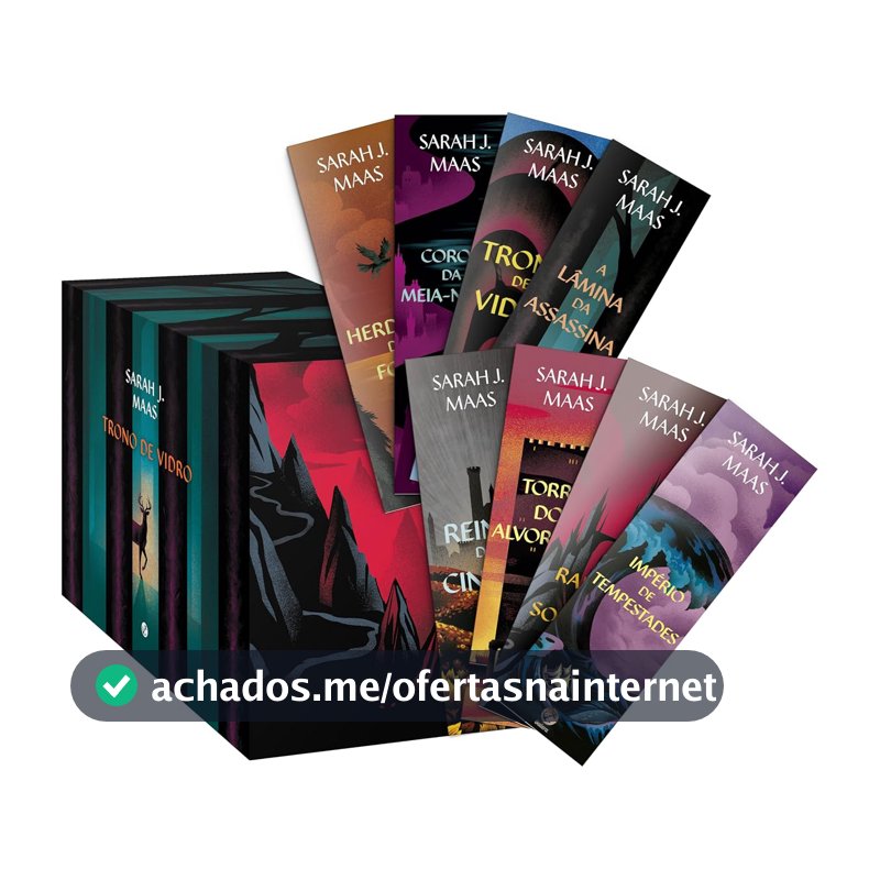 Box Trono de vidro - Novas capas
