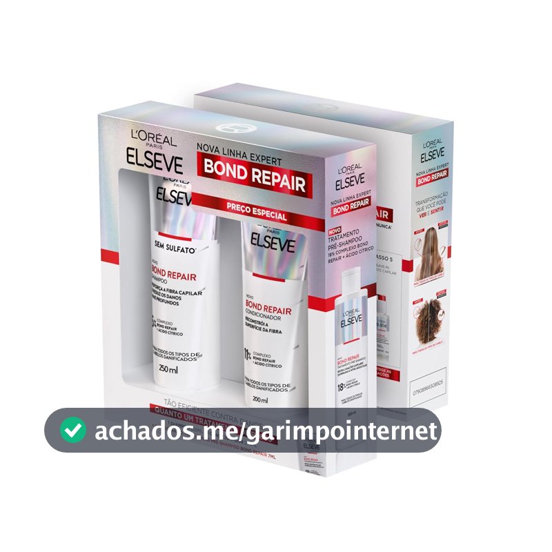 Kit Capilar L'Oréal Paris Elseve Bond Repair, Kit com 3 Unidades