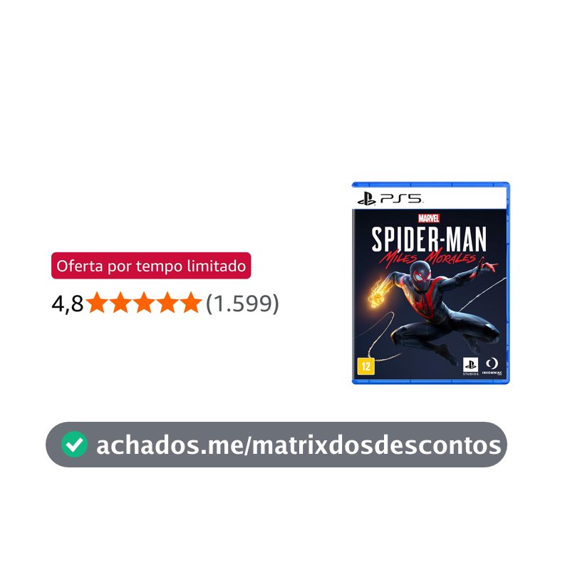 Marvel's Spider-Man: Miles Morales Edição Padrão - PlayStation 5