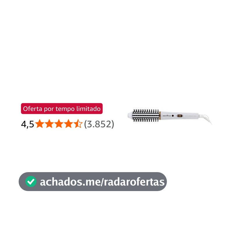 Britânia Escova Modeladora BEC04 2 em 1 Bivolt Plástico e Metal