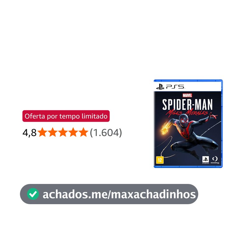 Marvel's Spider-Man: Miles Morales Edição Padrão - PlayStation 5
