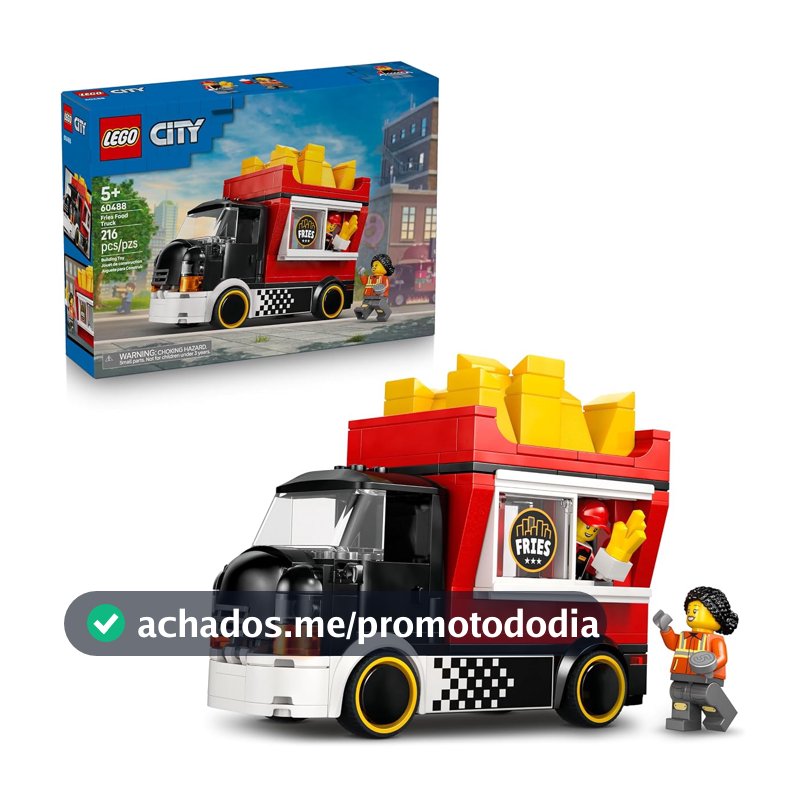 LEGO City Food Truck de Batatas Fritas 60488 (216 Peças)