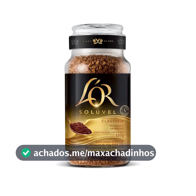 L'OR, Café Solúvel Classique Pote de Vidro 130g