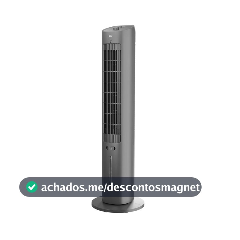 WAP Climatizador de Ar AIR FRESH 4 em 1, com Reservatório para Essência e 3 Níveis de Velocidades, Baixo Ruído, 90W 127V