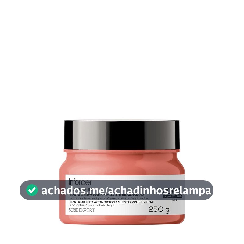L'Oréal Professionnel Serie Expert Inforcer Máscara de Tratamento, Fortificante Anti-Quebra que Estimula o Crescimento e Previne a Queda, com Biotina e Vitamina B6 para Cabelos Frágeis, 250g
