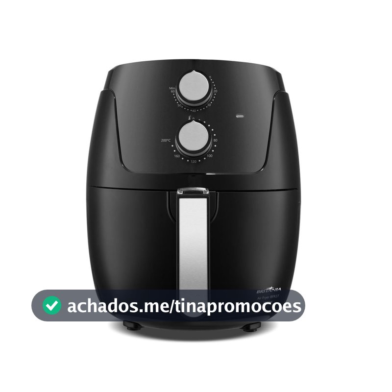Britânia Fritadeira Air Fryer BFR37 Revestimento Dura Mais 4,2L 1500W 127V 4 litros