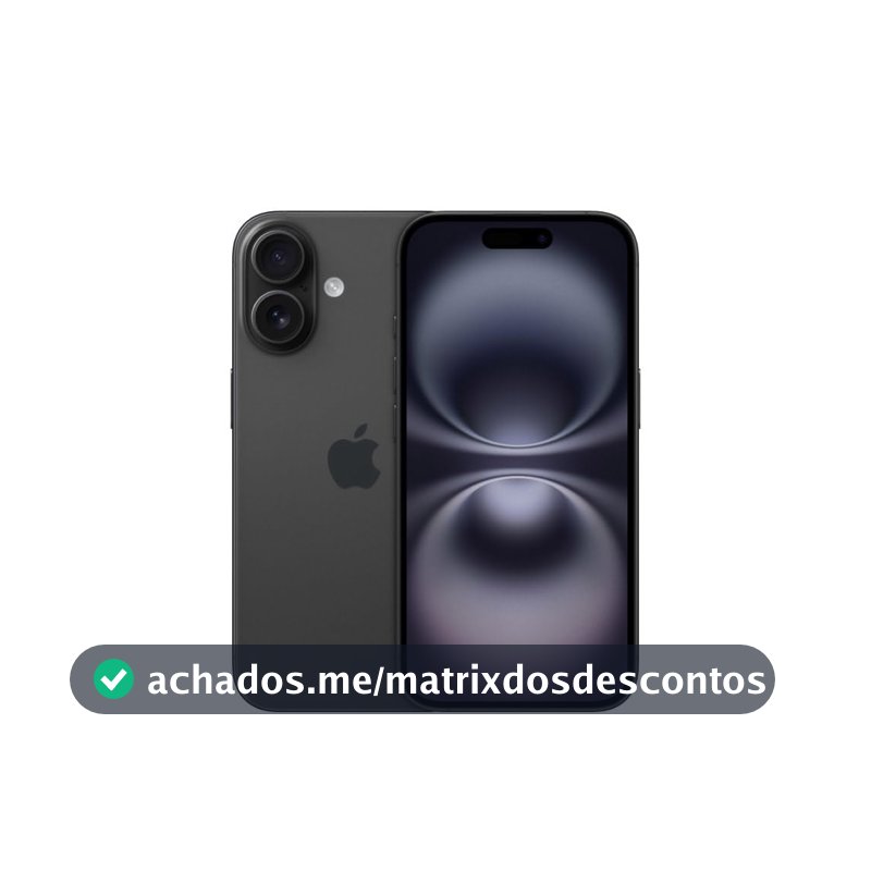 Apple iPhone 16 (512 GB) – Preto