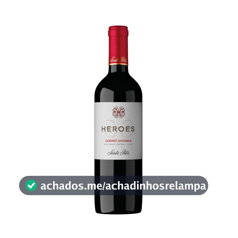Vinho Tinto Chileno Santa Rita Heroes Cabernet Sauvignon 750 Ml