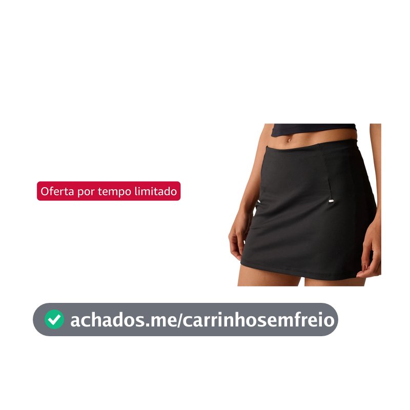 Shorts de yoga Saia Shorts Feminino Fila Future Sports FILAFeminino