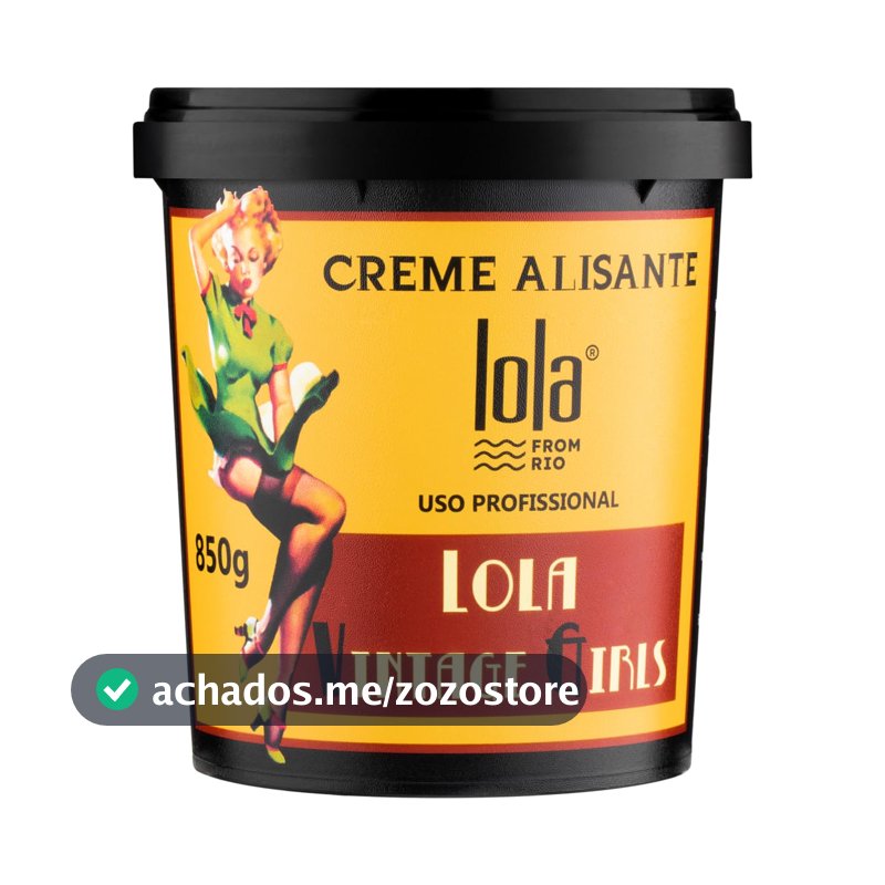 Hair Vintage Girl Creme Alisante 850g , Lola Cosmetics