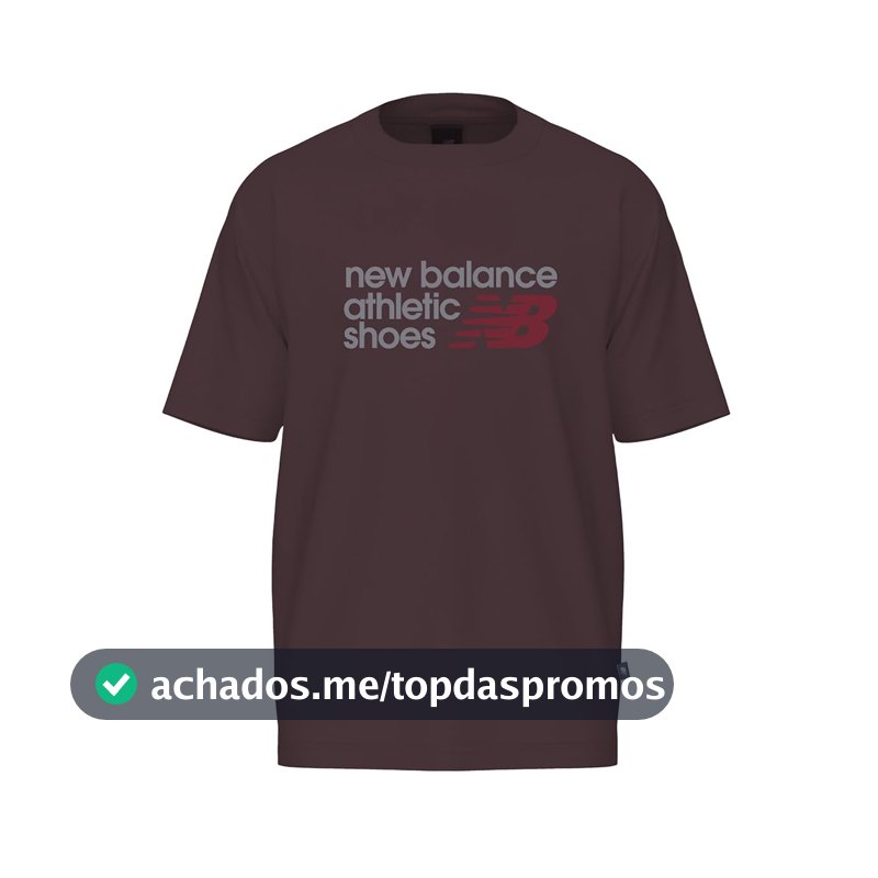 Camiseta Masculina New Balance Athletics Relaxed Premium Chest Logo