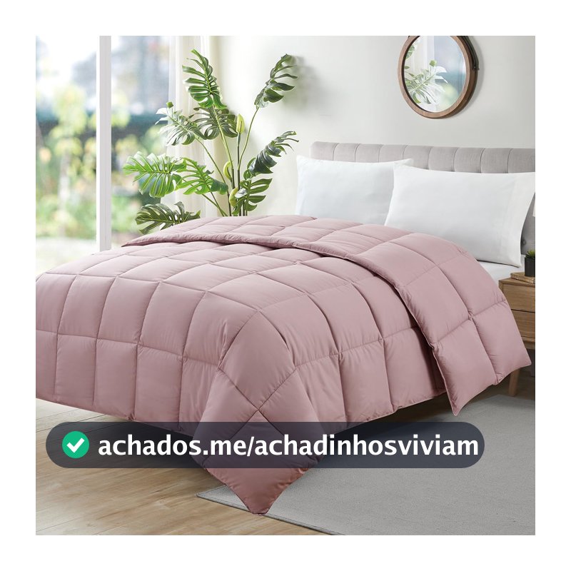 Camesa Edredom Ecopluma Toque de Pluma Queen 240x260cm - Rosé