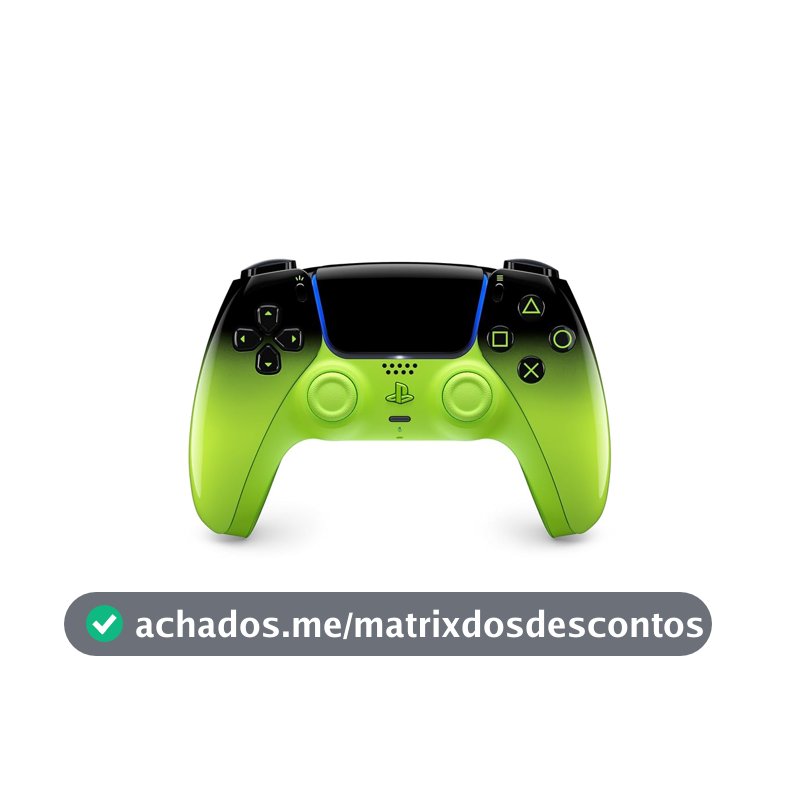 Controle sem fio PlayStation DualSense™ – Remix Green