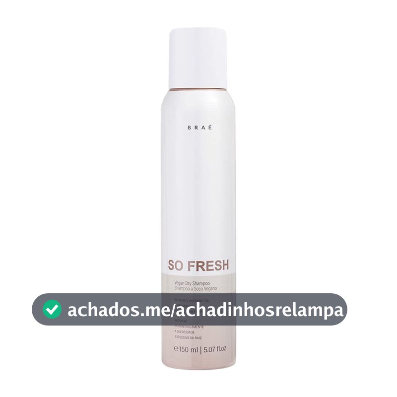 BRAÉ SHAMPOO A SECO SO FRESH 150ml