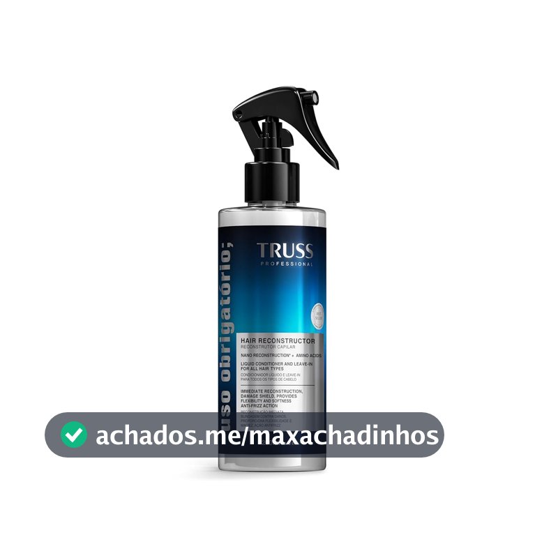 Truss Reconstrutor Capilar Uso Obrigatório Spray
