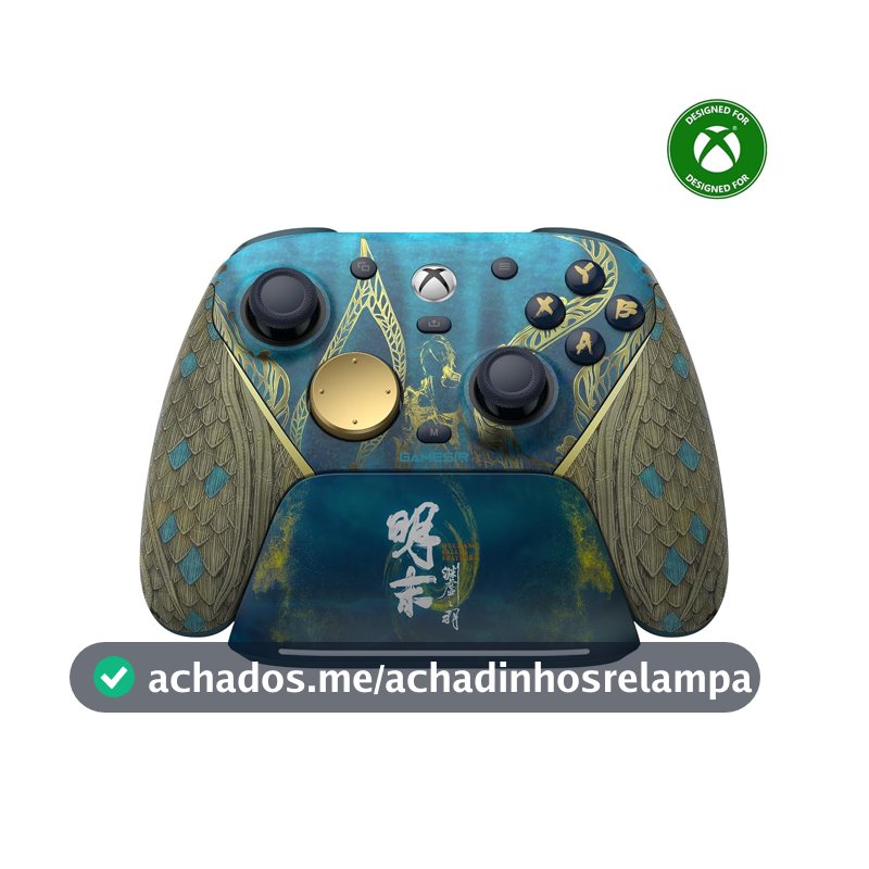 GameSir G7 Pro Wireless Controle para Xbox, Controle Sem Fio para Xbox/PC/Android, 2.4G + Bluetooth 5.3, Joystick TMR Hall Effect, 1000Hz, 4 Botões Extras, Trigger Stop, Base de Carregamento, Anti-Drift (WUCHANG: Fallen Feathers)