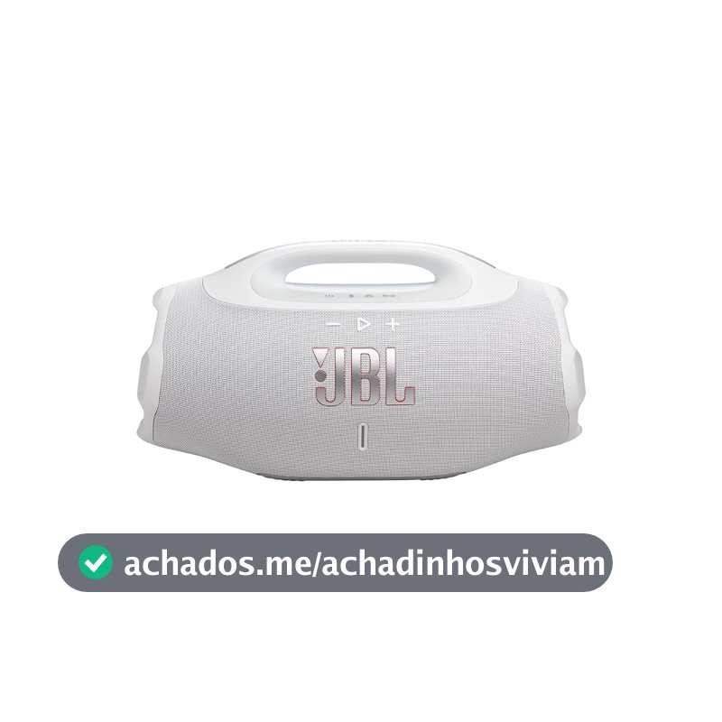 Caixa de Som Portátil JBL Boombox 4, Bluetooth, Branco