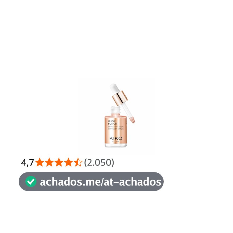 KIKO MILANO, Glow Fusion Highlighting Drops, Iluminador Líquido