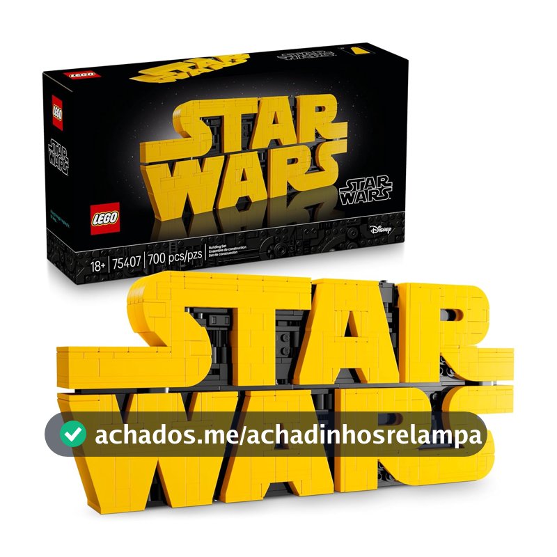 LEGO Star Wars Logotipo de Star Wars™ Construído com peças 75407